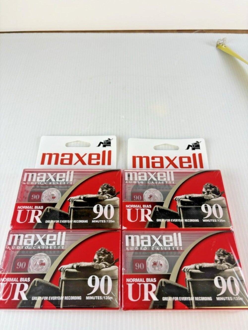 Maxell Audio Cassette Tapes VR-90 2Pk set 2 (4) Sealed